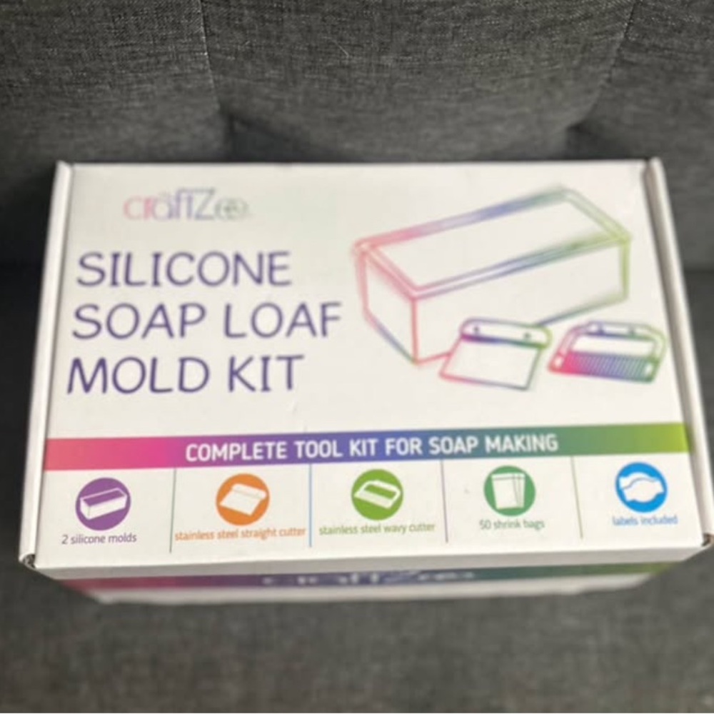 Complete Silicone Soap Loaf Mold Kit perfect for beginners ,small business soap